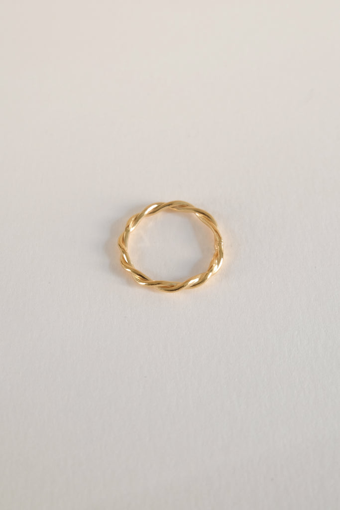 Bague Simit - Argent plaqué or
