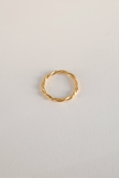 Bague Simit - Argent plaqué or