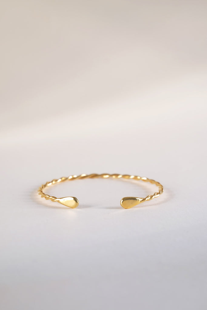 Bracelet Simit - Argent plaqué or