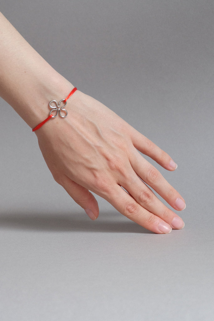 Bracelet cordon Fleur