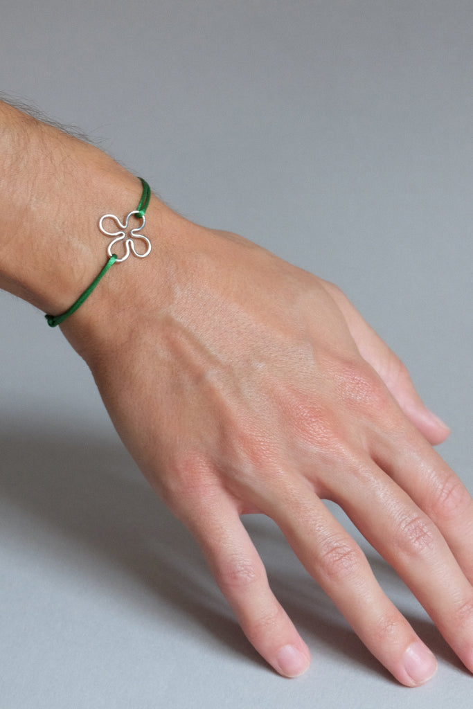Bracelet cordon Fleur