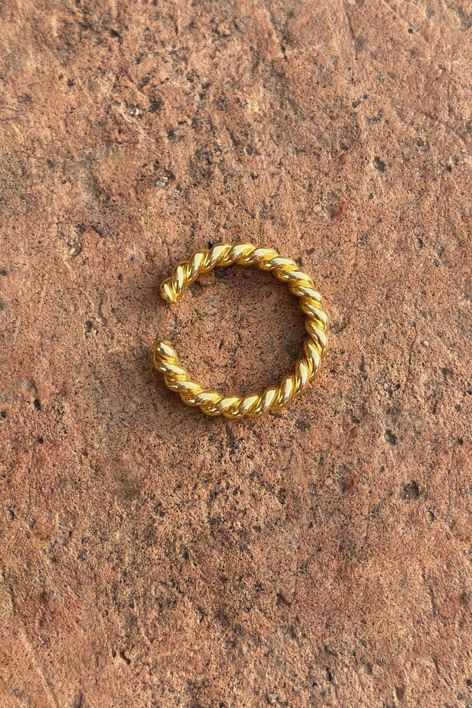 Earcuff Simit - Argent plaqué or