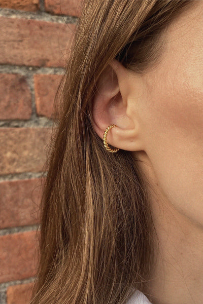 Earcuff Simit - Argent plaqué or