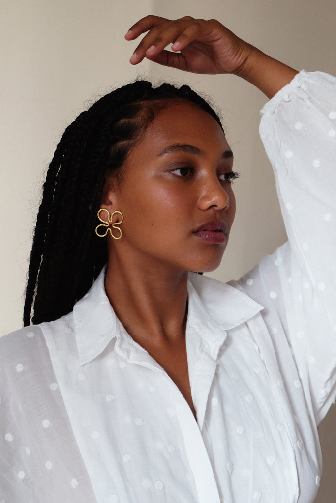 Boucles d'oreilles Fleur Originelle