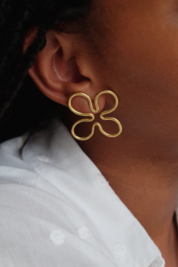 Boucles d'oreilles Fleur Originelle