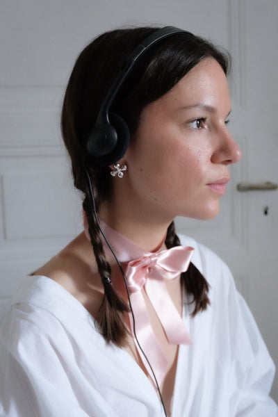 Boucles d'Oreilles Fleur Bombée
